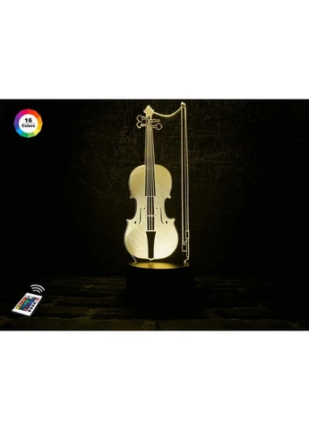 3D нічник-світильник "Скрипка" 3DTOYSLAMP (268460237)
