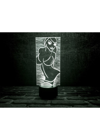 3D нічник-світильник "Дівчина" 3DTOYSLAMP (268460334)