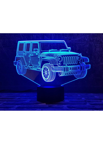 3D ночник-светильник "Автомобиль 22" 3DTOYSLAMP (268458551)