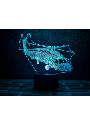 3D нічник-світильник "Гвинтокрил" 3DTOYSLAMP (268459510)