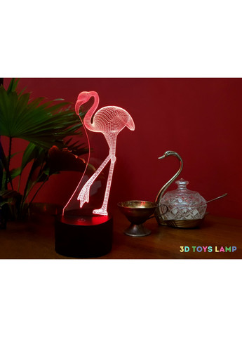 3D нічник-світильник "Фламінго" 3DTOYSLAMP (268460213)