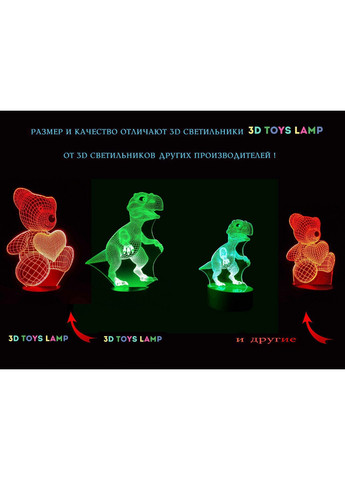 3D ночник-светильник "Микки Маус" 3DTOYSLAMP (268459552)