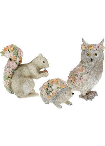 Статуетка-декоративна "Квіткова Сова" Bona (268460124)