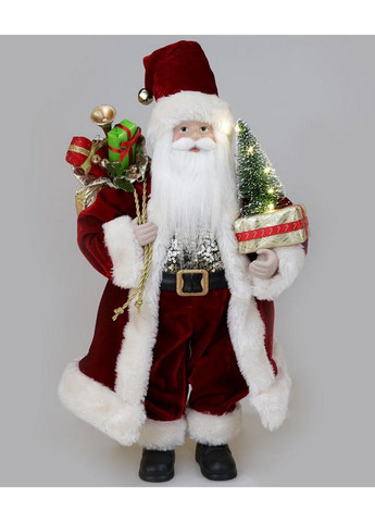 Фигура «Санта с елочкой» (мягкая игрушка), с LED подсветкой Bona (268459754)