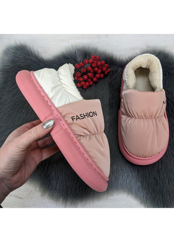 Тапочки жіночі чуні закриті плащівка на хутрі Lion (268454605)