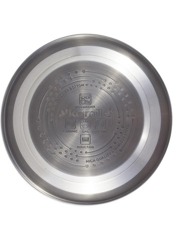 Чайник Whistling Kettle Black із нержавіючої сталі зі свистком Kamille (268459082)
