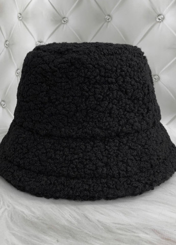Панама черная теплая TeddyBear меховая с регулировкой размера No Brand (268548858)