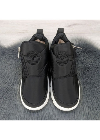 Черевики дутики жіночі чорні на хутрі SV (268454677)