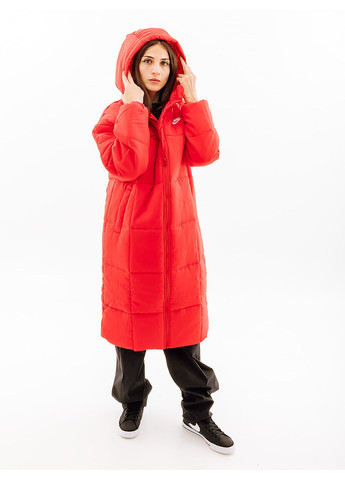 Красная зимняя женская куртка clsc parka красный Nike