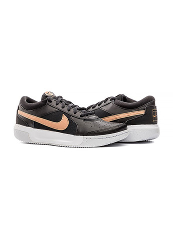Цветные демисезонные женские кроссовки zoom court lite 3 cly черно-белый бежевый Nike