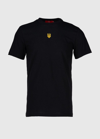 Чорна футболка "герб золотий" LAWA
