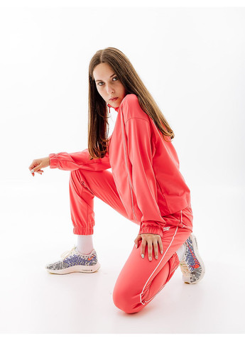 Жіночий Костюм спортивний W NSW ESSNTL PQE TRK SUIT Рожевий Nike (268471913)