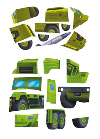 Аплікації для малят. Військова техніка Пегас (268546640)