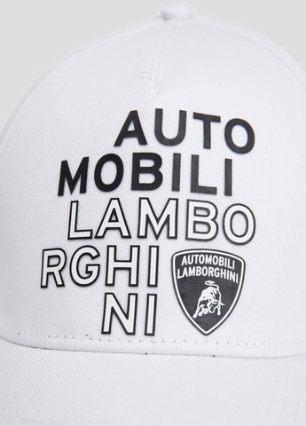 Белая кепка с принтом Lamborghini (268554498)