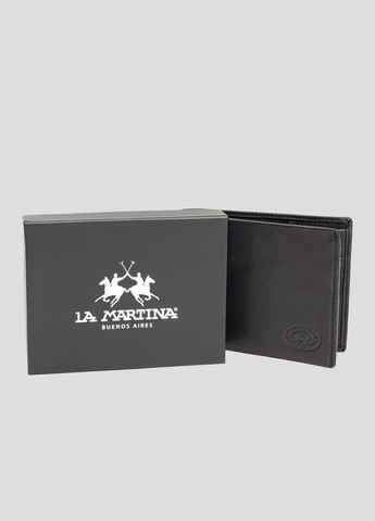 Черный кожаный кошелек La Martina (268554520)