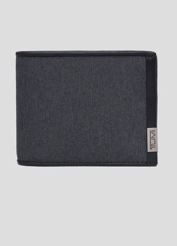 Темно-серый кошелек из кожи и текстиля Tumi (268554532)