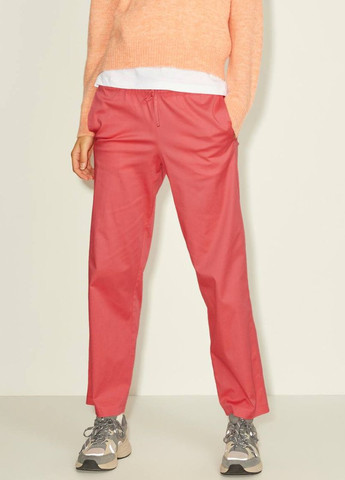 Розовые кэжуал демисезонные брюки JJXX