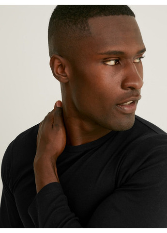 Лонгслів C&A чорний домашні