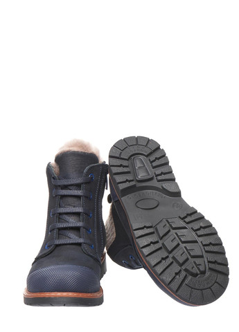 Темно-синие зимние ботинки Theo Leo