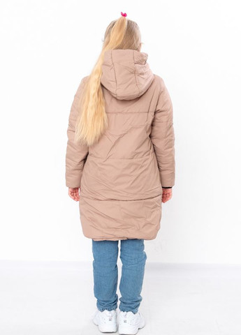 Бежевая зимняя куртка для девочки (зима) No Brand