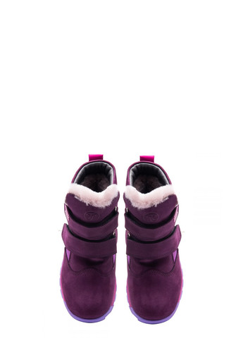 Розово-лиловые зимние ботинки Theo Leo