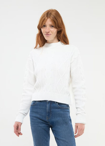Белый демисезонный свитер женщин Terranova