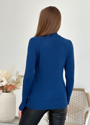 Синий зимний свитера ISSA PLUS WN20-581