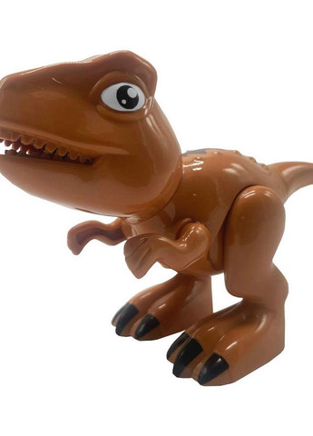 Дитяча тріскачка "Динозавр" S38 8 см (Коричневий) Bambi (268743174)