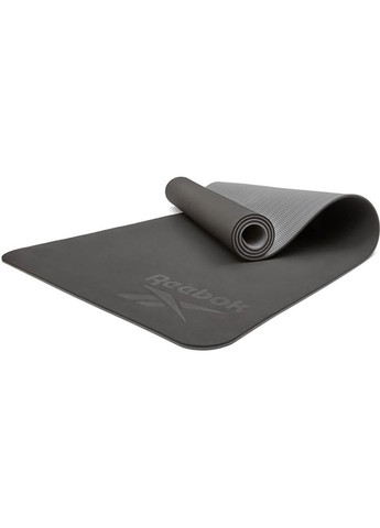 Двухстороний коврик для йоги Double Sided 4mm Yoga Mat серый Reebok (268743477)
