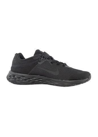 Черные демисезонные детские кроссовки revolution 6 flyease nn (gs) черный Nike