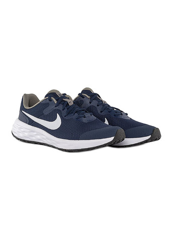 Синие демисезонные детские кроссовки revolution 6 nn синий Nike