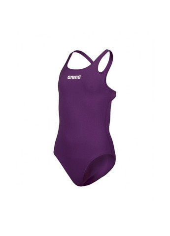 Фиолетовый демисезонный купальник закрытый для девочек team swimsuit swim pro solid голубой дет Arena