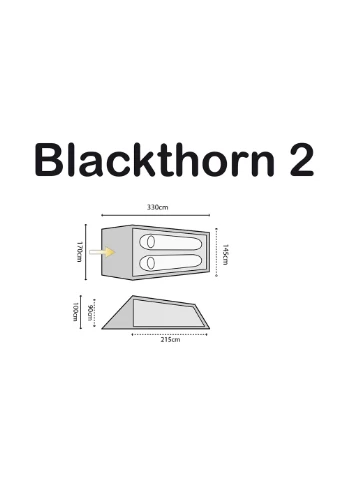 Палатка двухместная Blackthorn 2 HMTC Highlander (268747248)