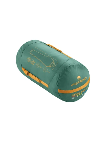 Спальний мішок Lightec SM 850/+4°C Green/Yellow Left Ferrino (268746930)