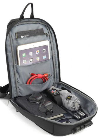 Городская сумка-рюкзак через плечо антивор (кросс боди) T-S8102A Синий (TGN-T-S8102A-3130) Tigernu (268752436)