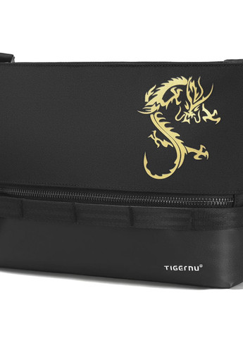 Сумка через плечо городская T-S8222L для планшета до 9,7" Чорний з золотим (TGN-T-S8222L-3105) Tigernu (268752486)