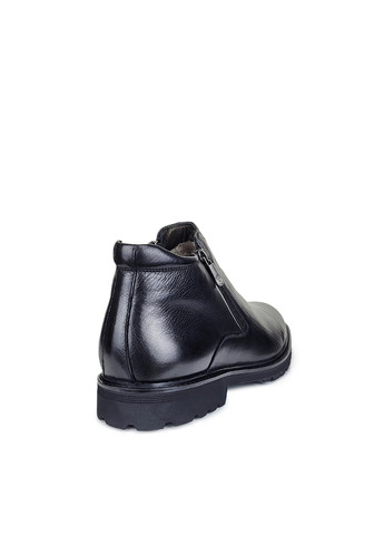 Черные зимние кожаные мужские ботинки классические высокие с мехом,,dh651m-1-1 чорн,39 Cosottinni