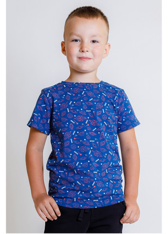 Синяя летняя футболка для мальчика Kosta 2470-5