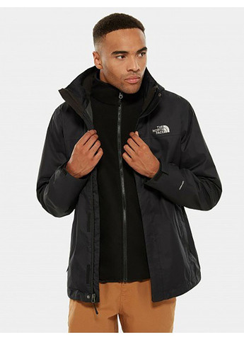 Черная демисезонная зимняя куртка черный The North Face