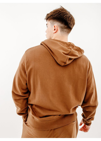 Коричнева демісезонна чоловіча куртка essentials st logo коричневий New Balance