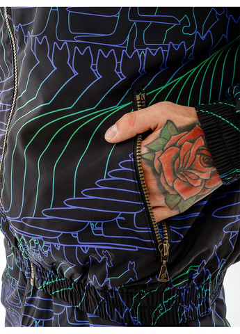Комбинированная демисезонная мужская куртка flowing smash jacket разноцветный Australian