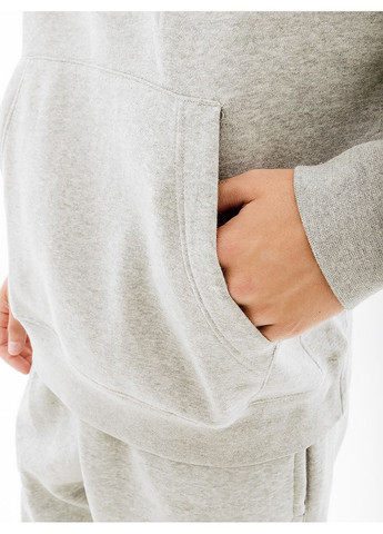 Чоловіча Толстовка CLUB HOODIE PO BB Сірий Nike (268747128)