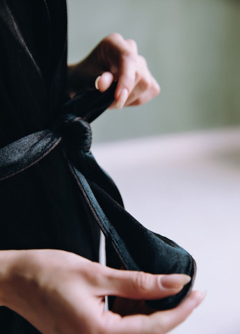 Черная пижама Modena MOD DK149