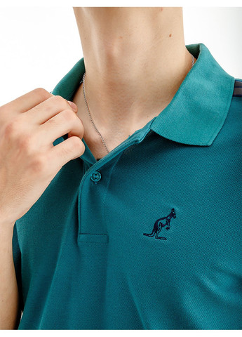 Зелена чоловіча футболка tape stripe polo club pique' зелений Australian