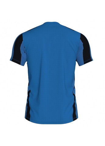 Комбинированная футболка inter t-shirt royal-black s/s черный,синий 101287.701 Joma