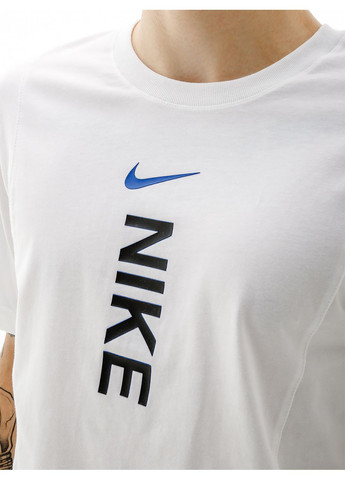 Біла чоловіча футболка m nsw hybrid ss top білий Nike