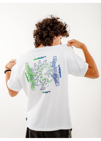 Белая мужская футболка uwilldie23 cotton tee белый Australian