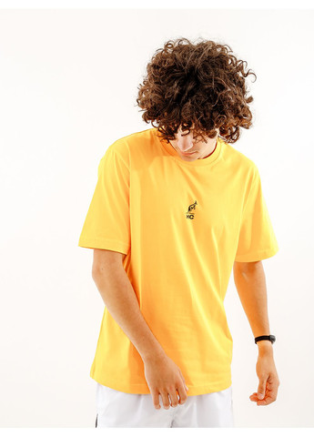 Жовта чоловіча футболка mixing chaos cotton t-shirt жовтий Australian