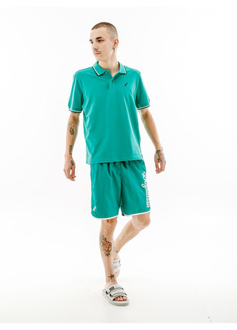 Зеленая мужская футболка 2-stripe pique' polo - r-fit зеленый Australian