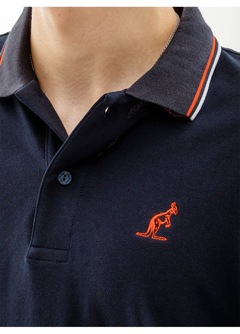 Синяя мужская футболка 2-stripe pique' polo - r-fit синий Australian